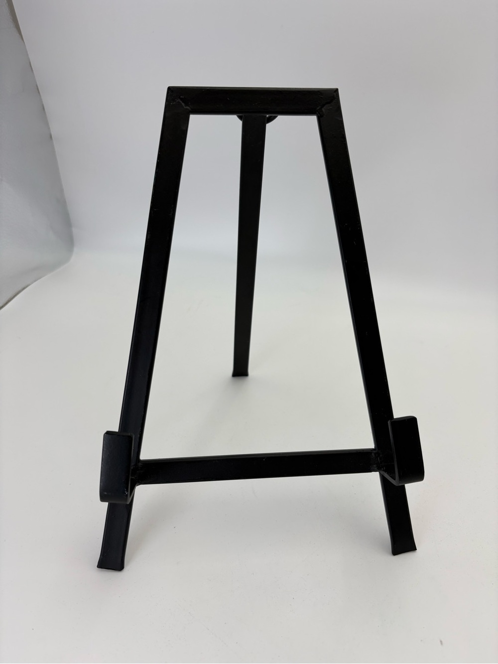Large Black Metal Display Easel Stand - Heavy Duty